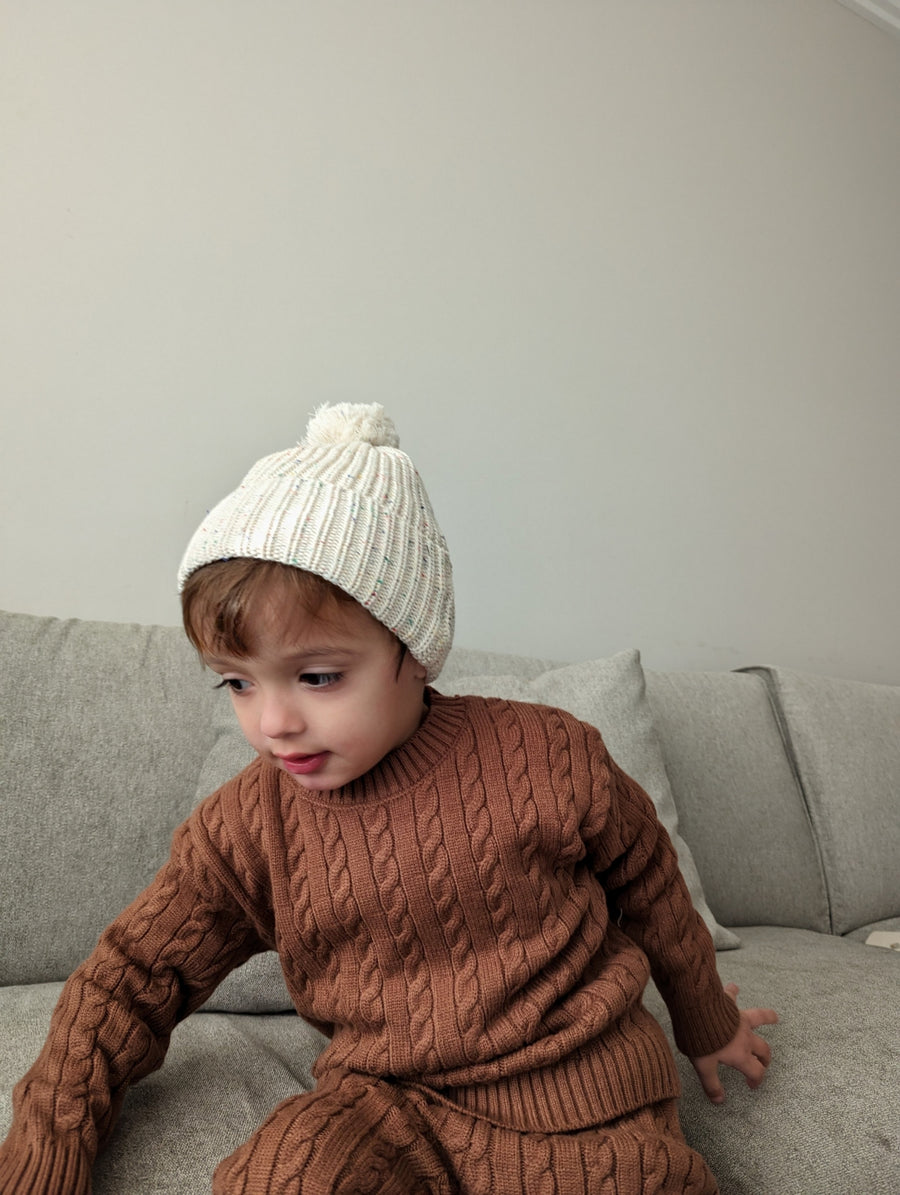 Neutral Knit Top and Pants