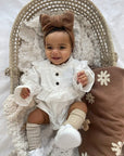 Octavia Romper - White