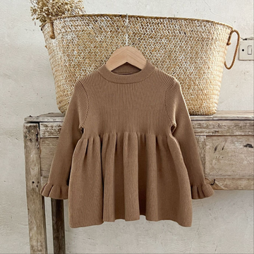 Aliya Knit Dress - Tan