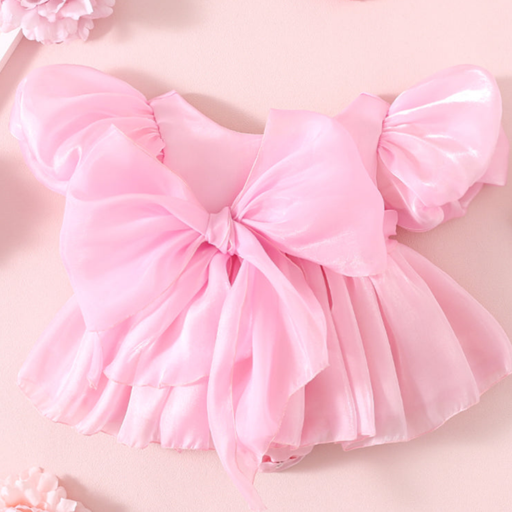 Puff Sleeve Party Romper