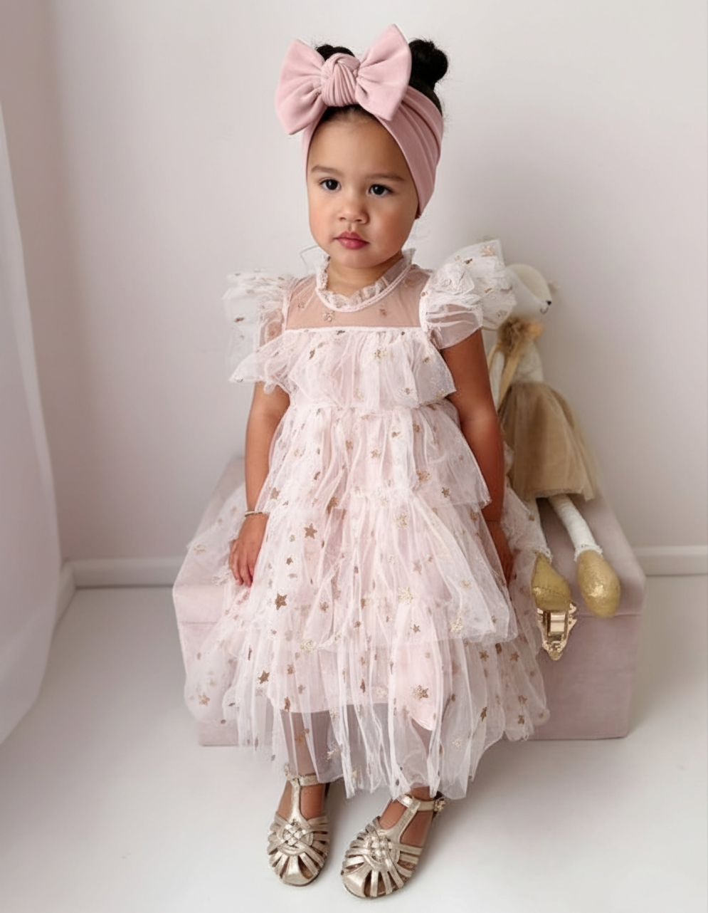 Kleid mit Sternenmuster