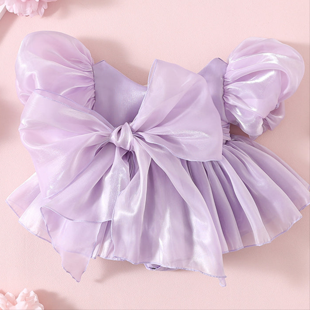 Puff Sleeve Party Romper