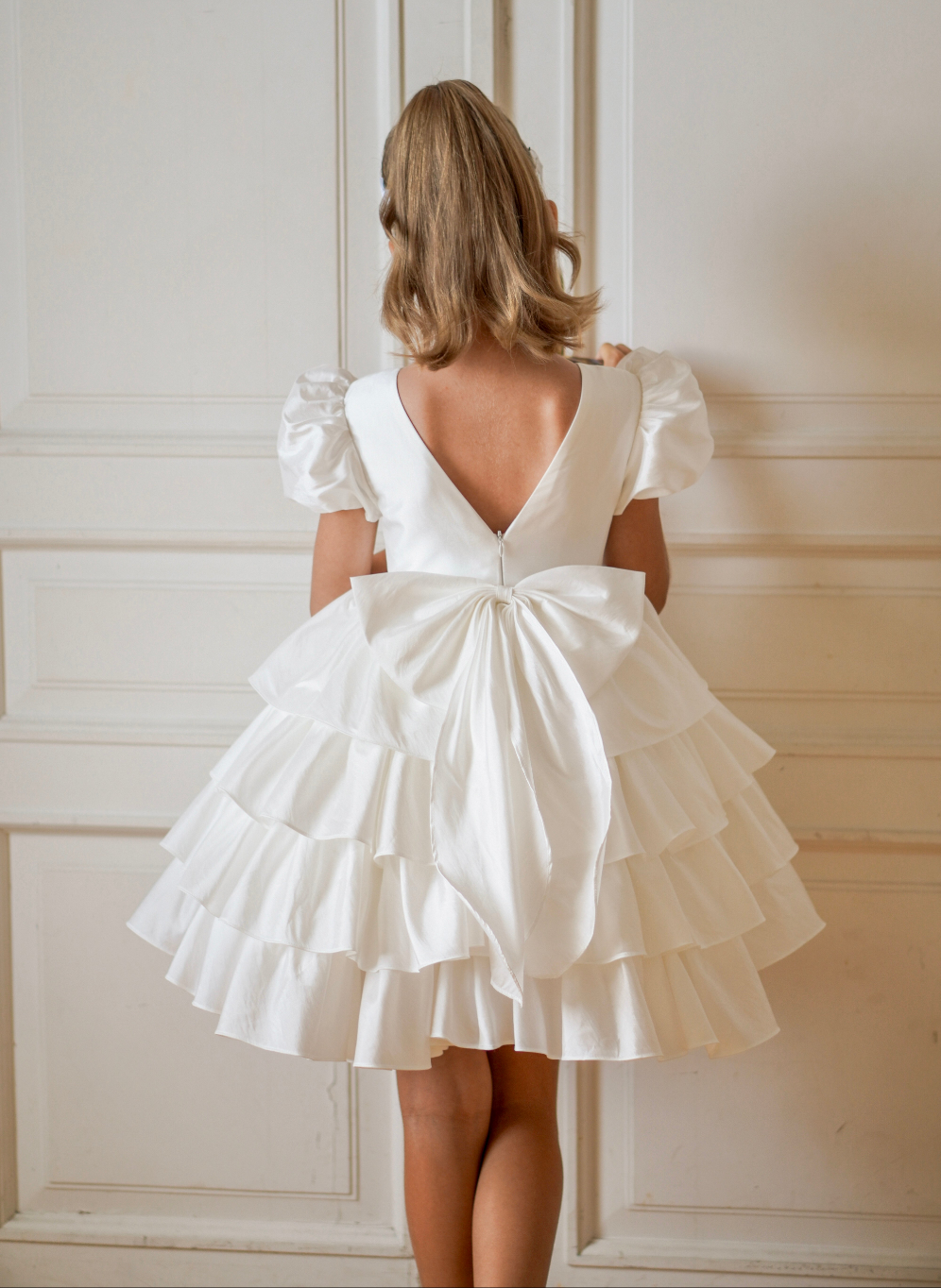 Isabella Special Occasion Dress - Knee Length (Made to Order) MK009