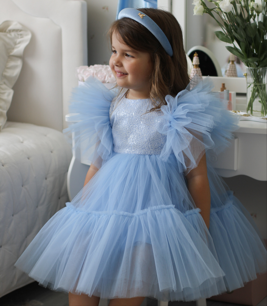 Märchenprinzessin - Blaues Kleid