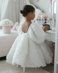 Rose Dress - White (Made to order)