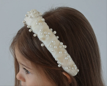 Pearl Girl Headband - Made To Order