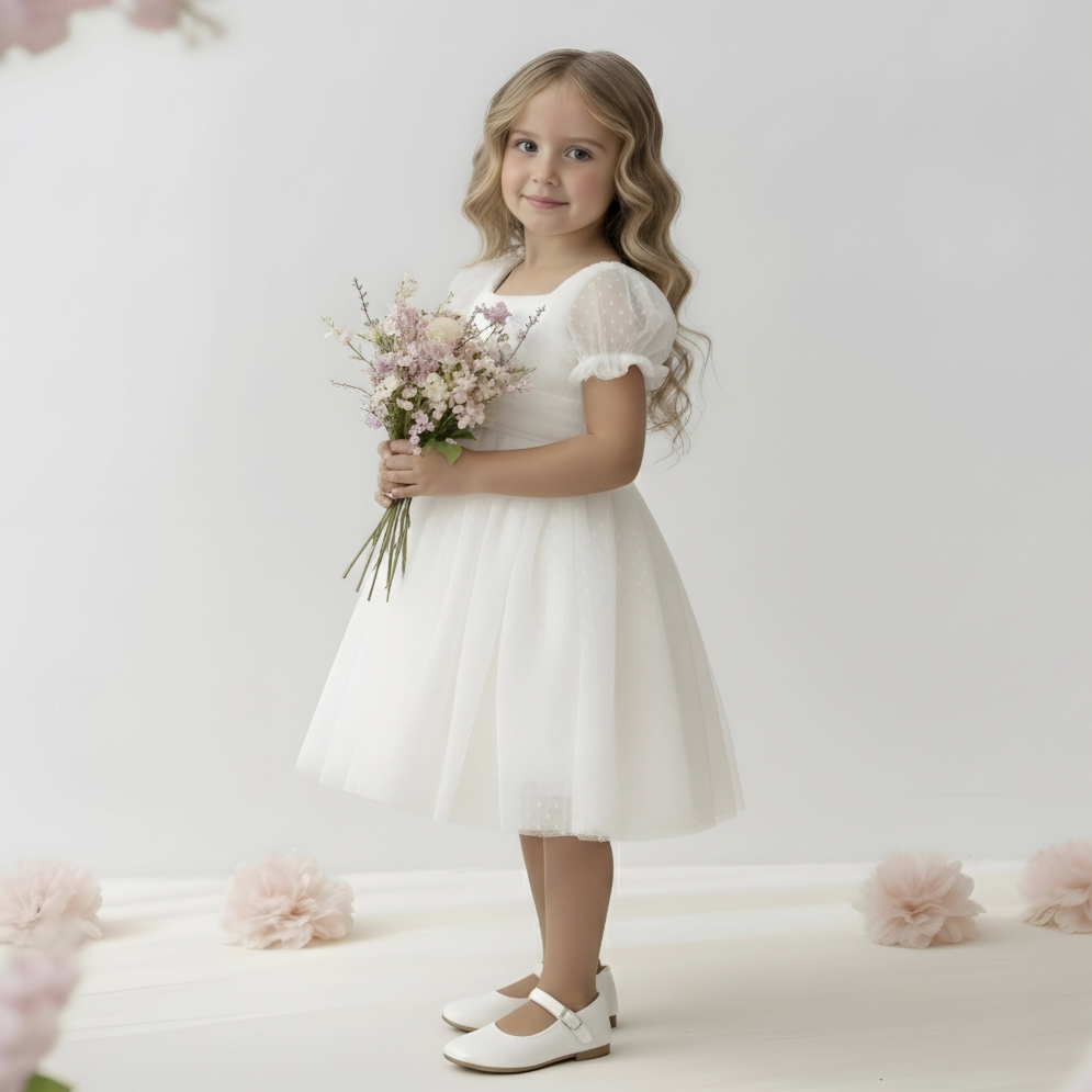 Party Swiss Dot Dress