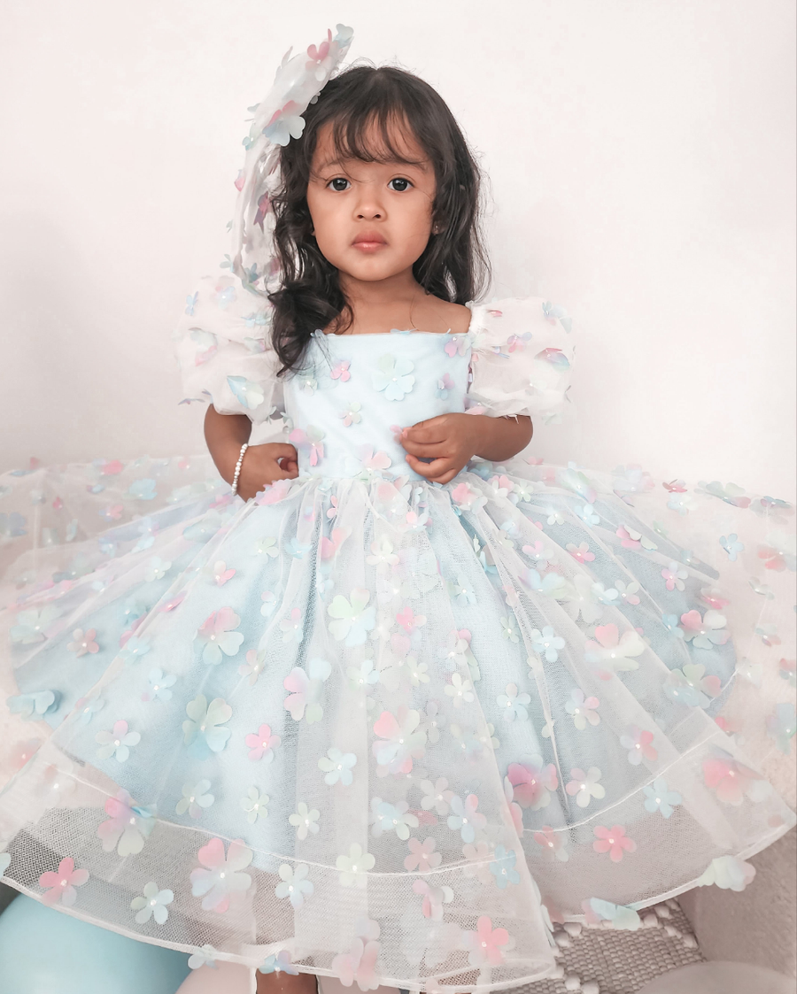 Enchanted Dress & Bow (Made to order)