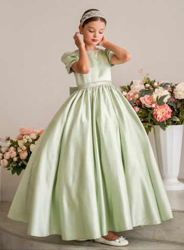 Emerald Garden Dress & Matching Hairband