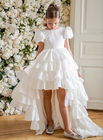 Isabella Special Occasion Dress - Full Length with removable train (Made to Order)