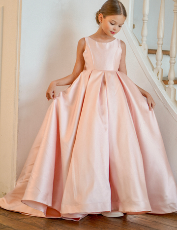Sophia Mikado Special Occasion Girl Dress (Made to order)
