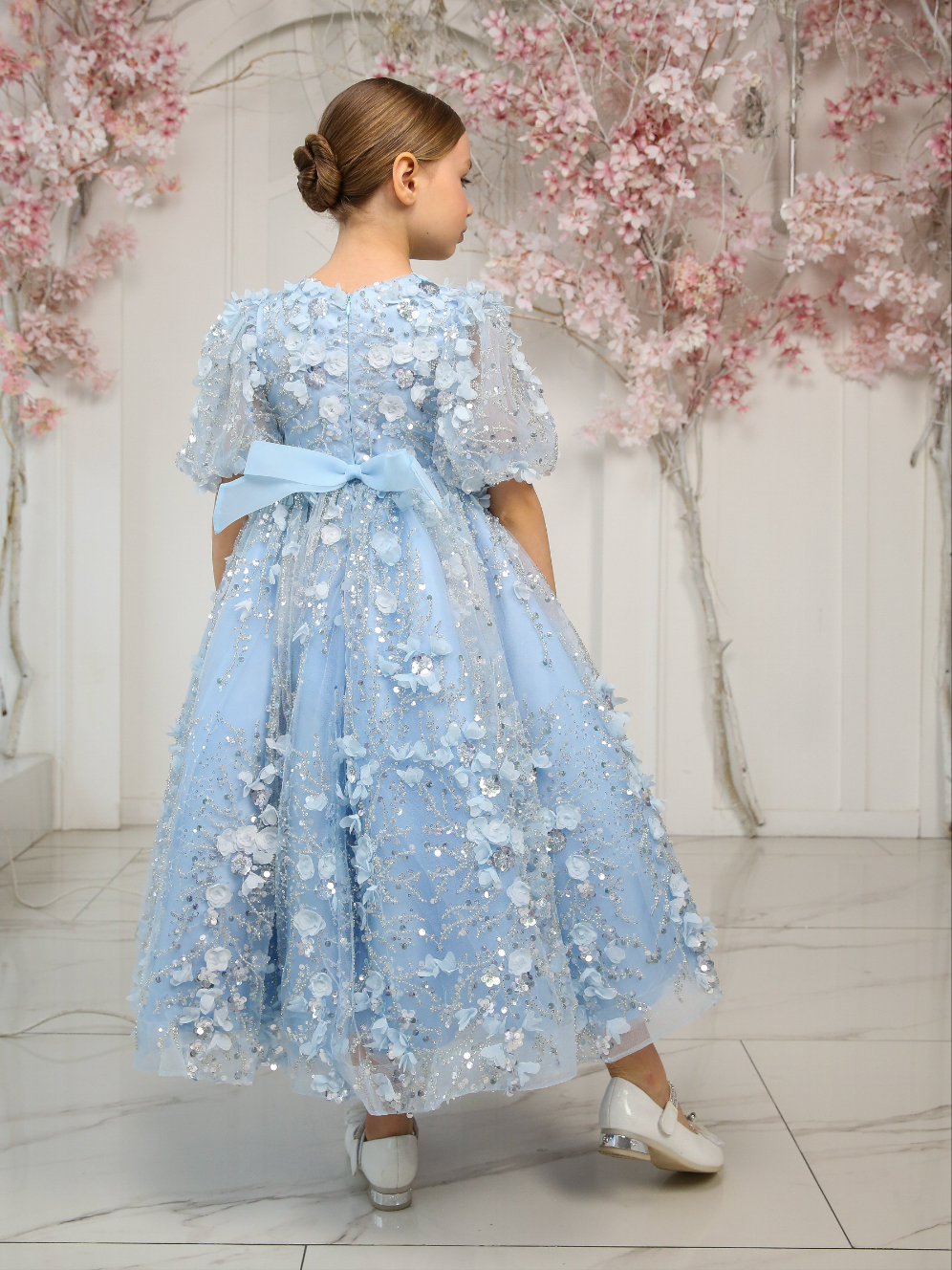 Aqua Diamond Dress - Made To Order MK026