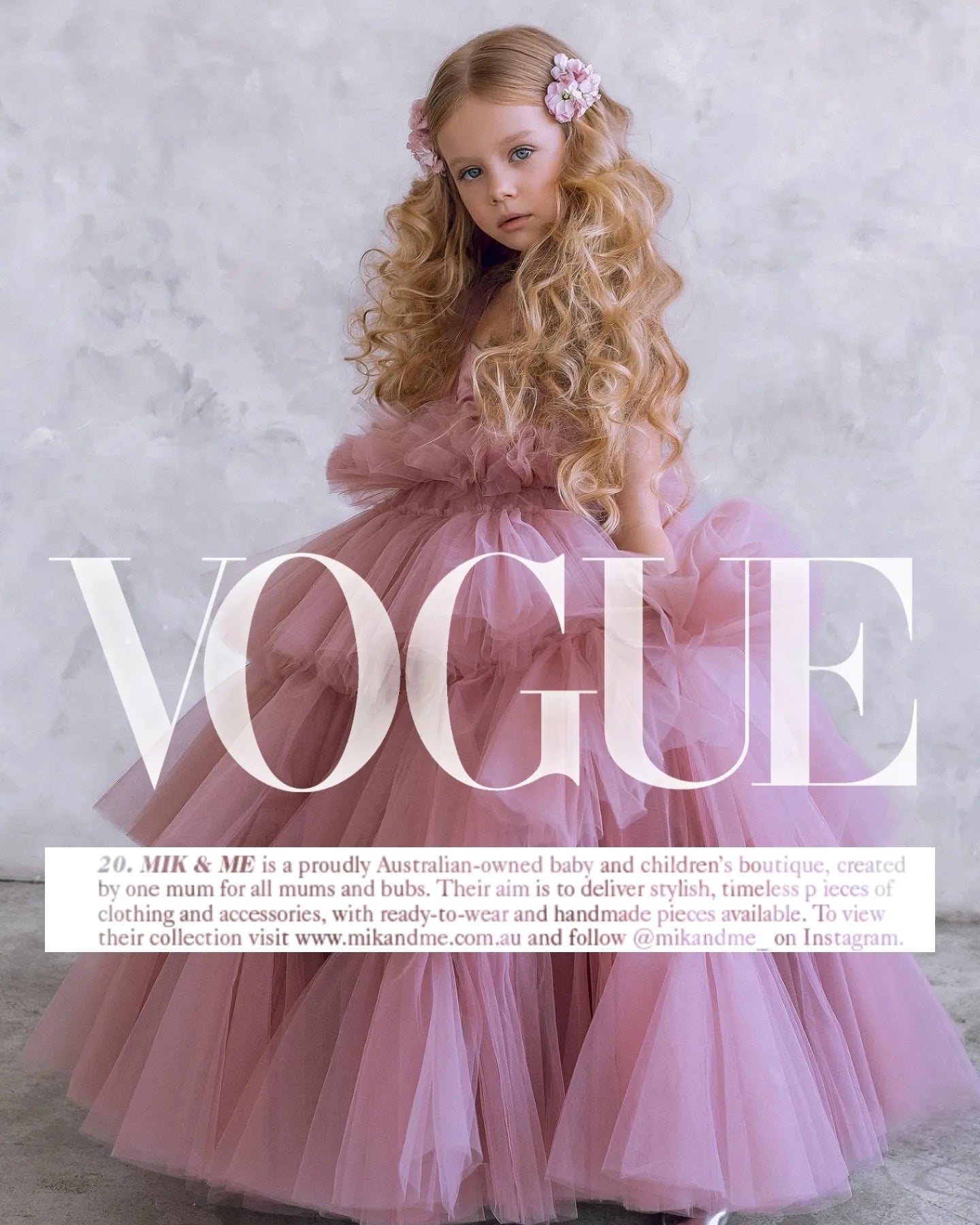 Vienna Dress – Vorgestellt im britischen VOGUE-Magazin (Auf Bestellung gefertigt)