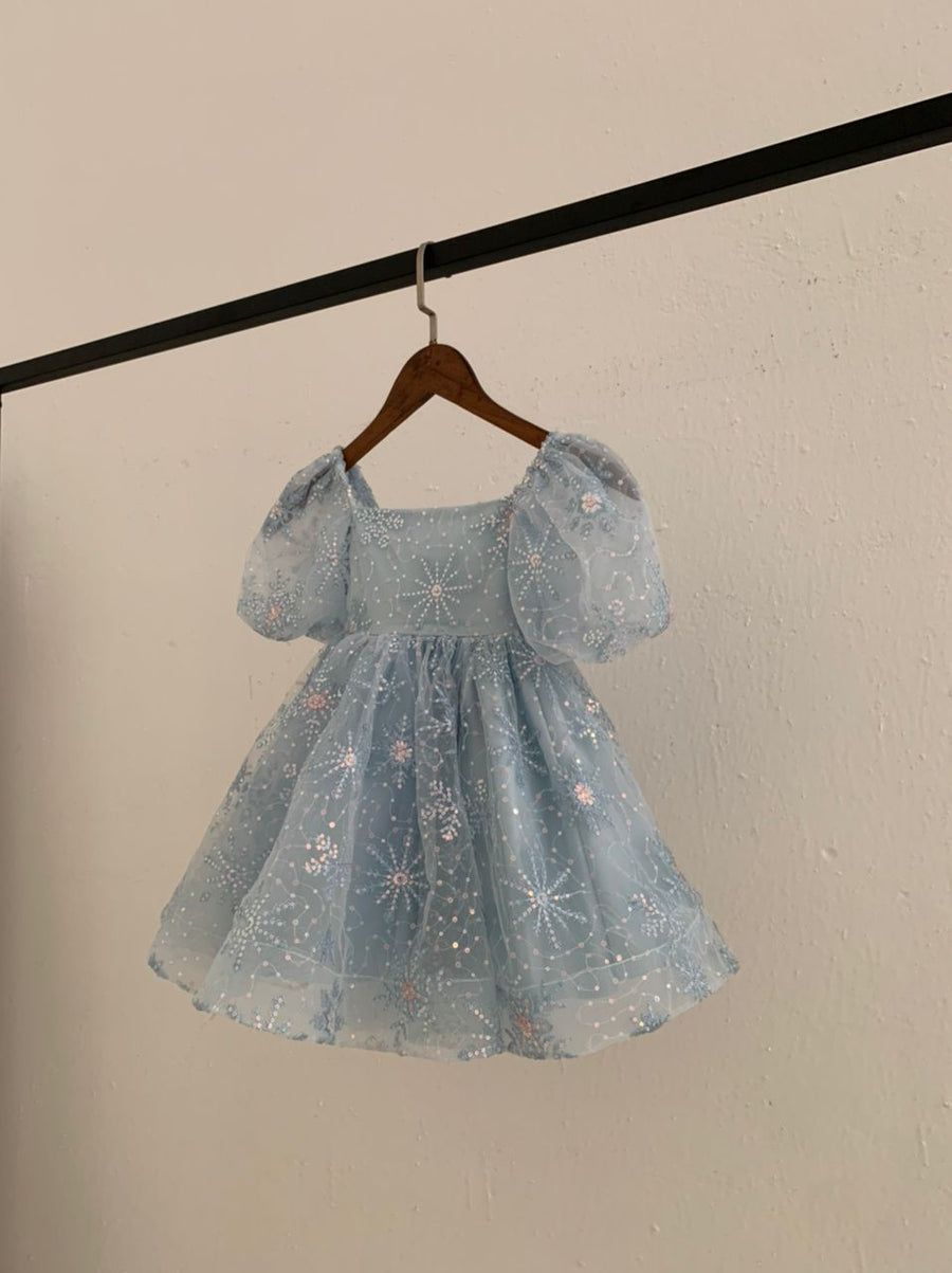 Princess El Luxe Handmade Dress & Hair Bow (Made to order)
