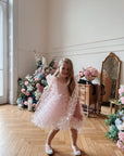 Alara Butterfly Shoulder Tie Dress