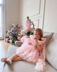 Alara Butterfly Shoulder Tie Dress
