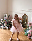 Alara Butterfly Shoulder Tie Dress