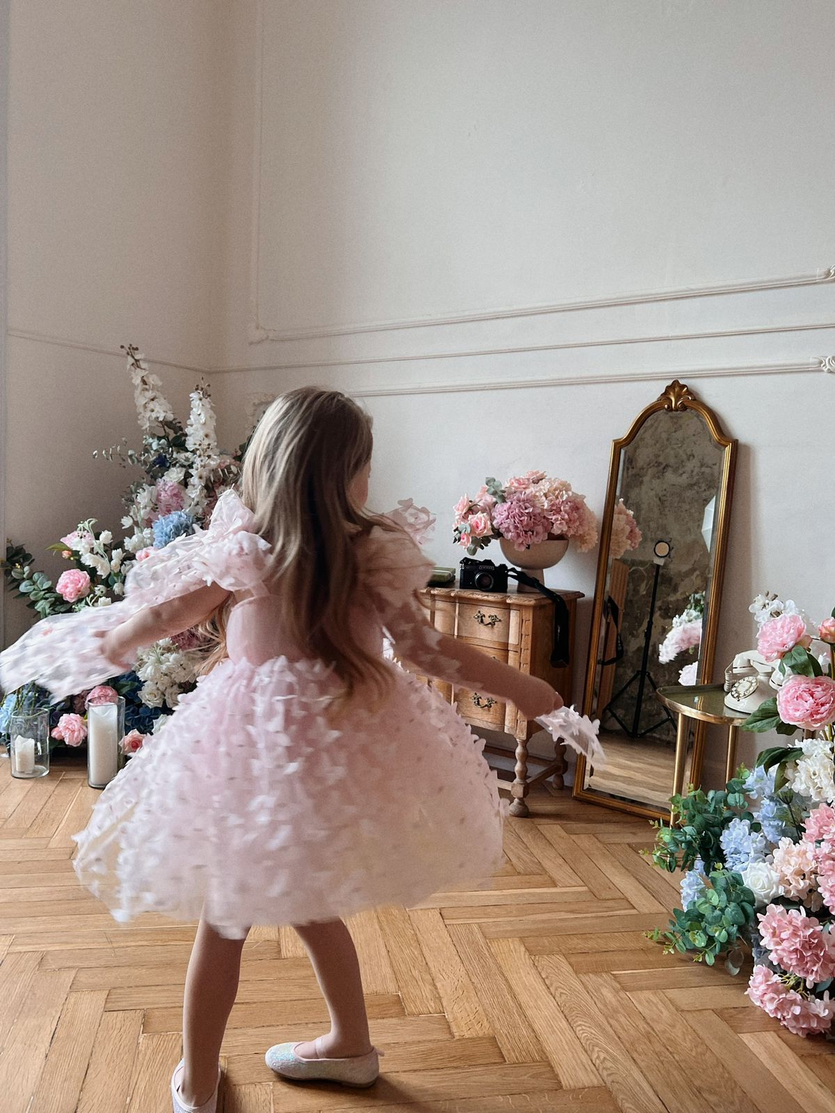 Alara Butterfly Shoulder Tie Dress