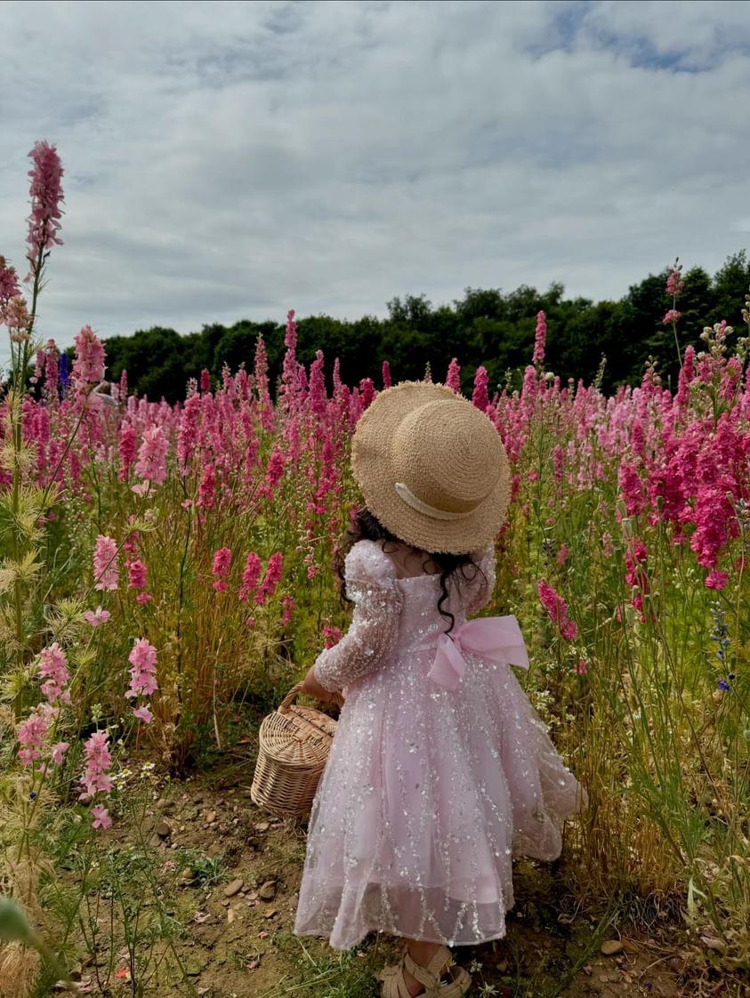 فستان لولا لوكس - وردي (حسب الطلب)