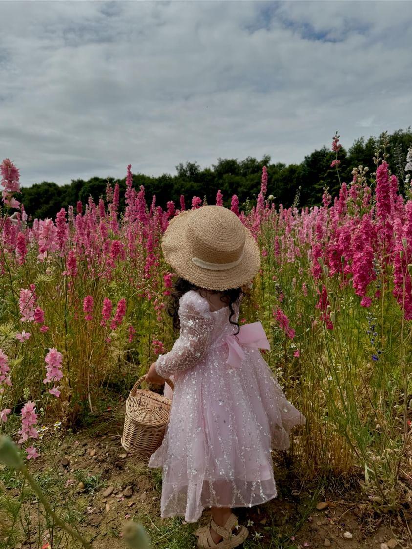 فستان لولا لوكس - وردي (حسب الطلب)