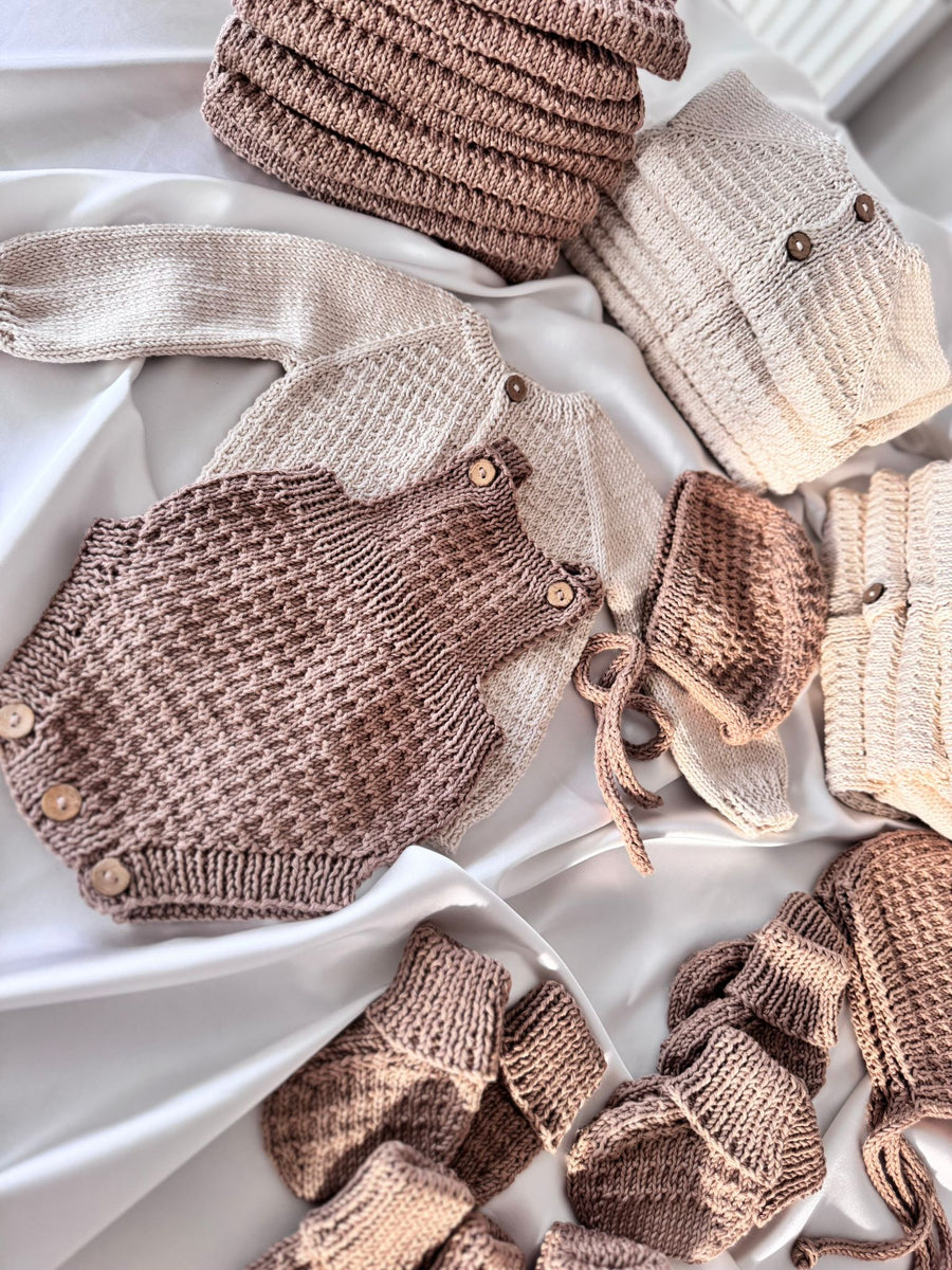 Handmade 4 Piece Knit Set - Shipping within Australia Only