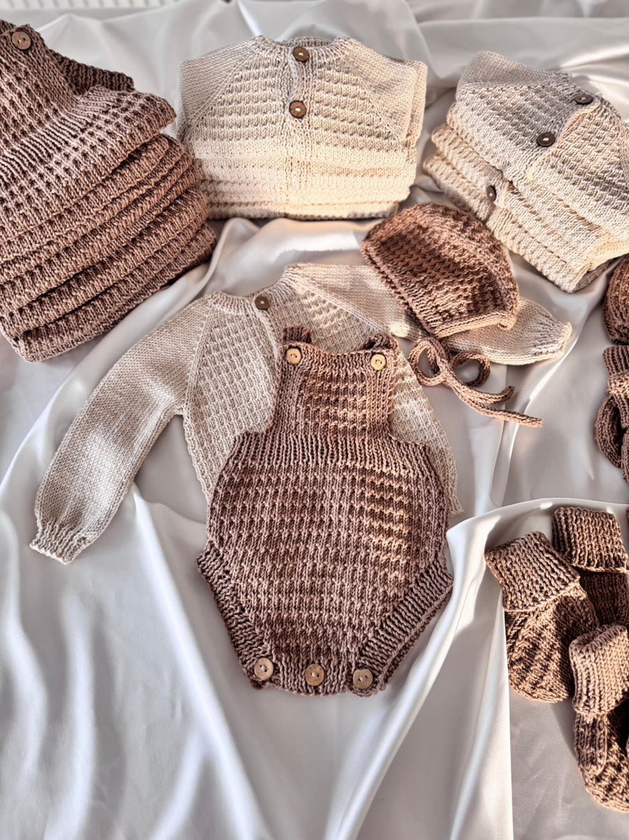 Handmade 4 Piece Knit Set - Shipping within Australia Only
