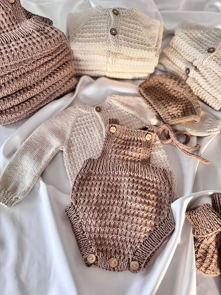 Handmade 4 Piece Knit Set - Shipping within Australia Only