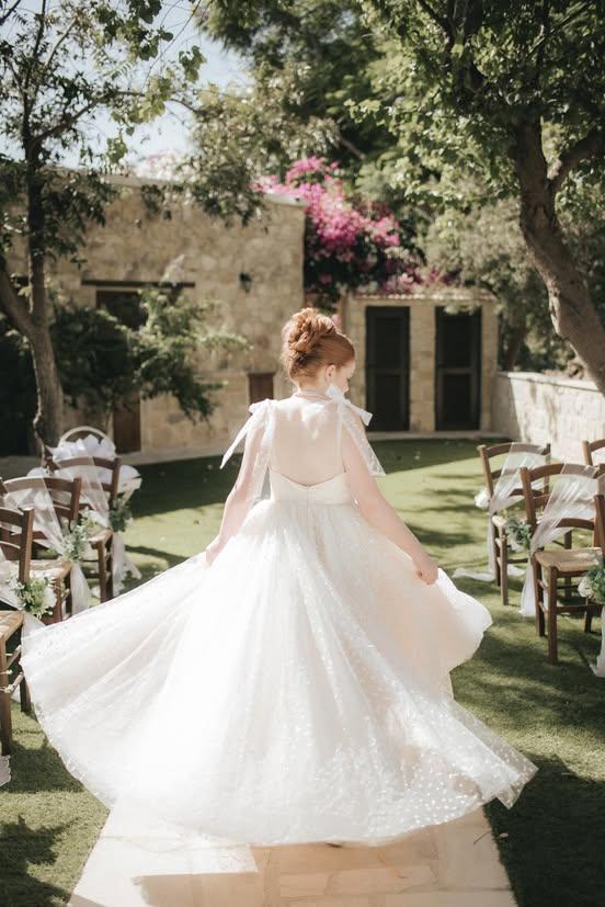 Boho Dreams Weiß/Beige Kleid - Auf Bestellung