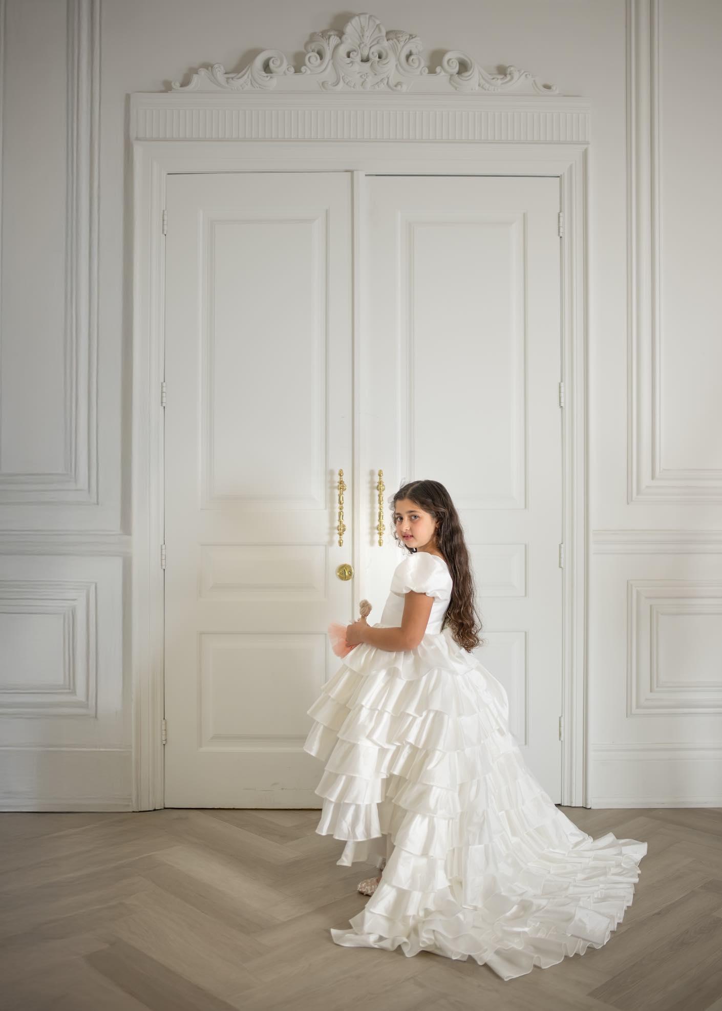 Isabella Special Occasion Dress - Full Length with removable train (Made to Order) MK008