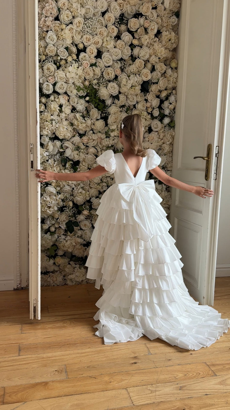 Isabella Special Occasion Dress - Full Length with removable train (Made to Order)