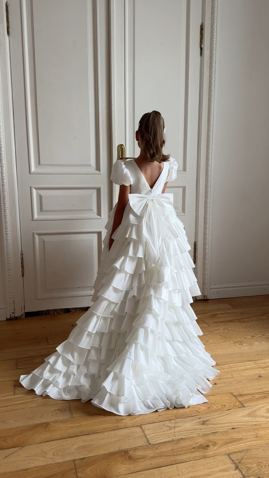 Isabella Special Occasion Dress - Full Length with removable train (Made to Order)