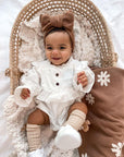 Octavia Romper - White