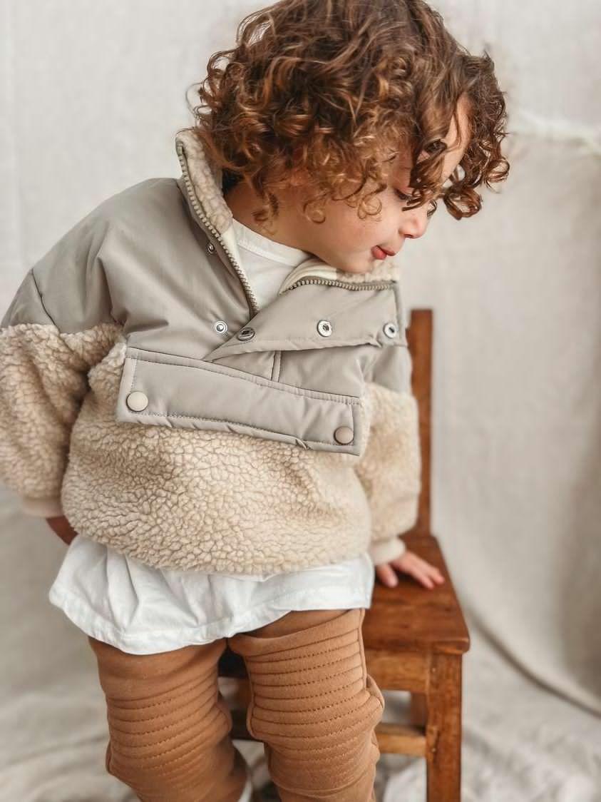 Puffy Sherpa Pullover