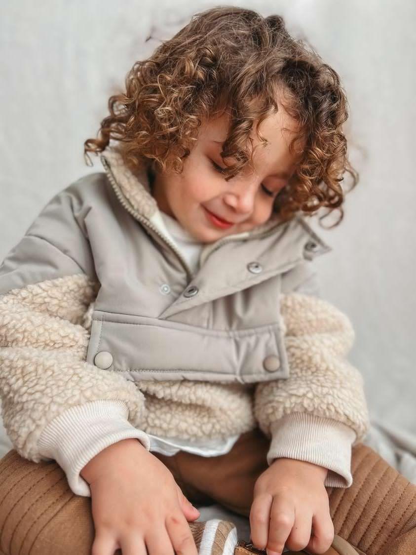 Puffy Sherpa Pullover