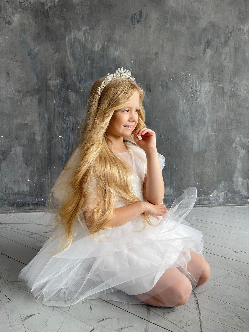 Aura White Party Dress