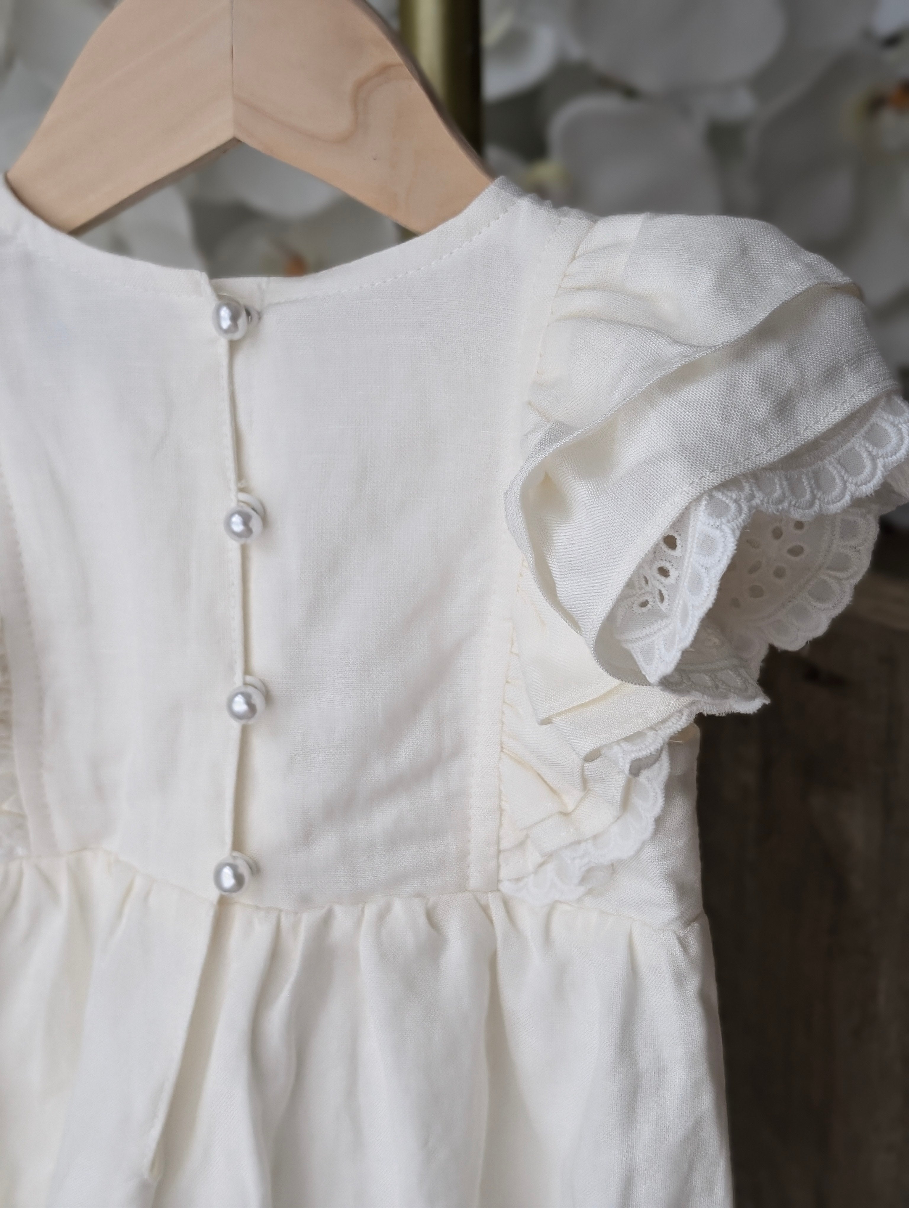 Mik & Me Exclusive Romper - 100% Linen/Organic Cotton (Shipped within 2 days)