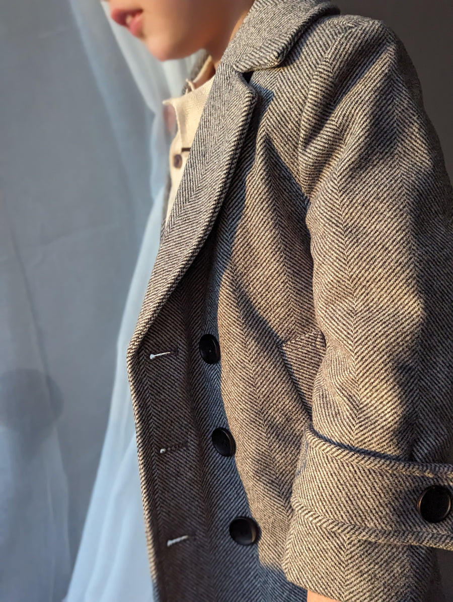 Boys Winter Luxe Coat - Grey