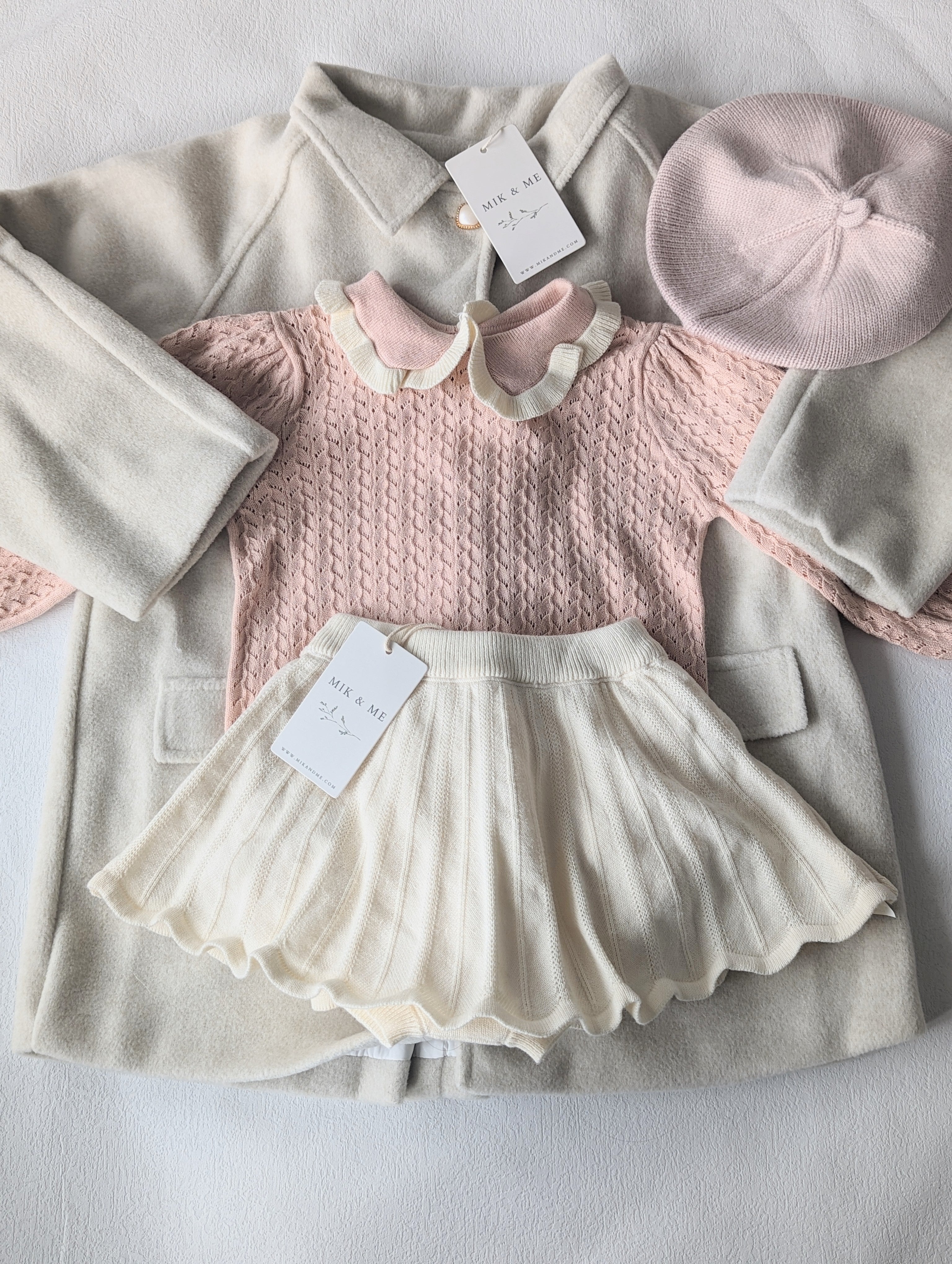 Knit Skirt with built in shorts