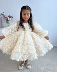 Rose Dress - Ivory (Made to order) MK033