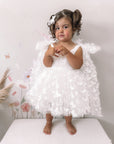 Alara Butterfly Shoulder Tie Dress