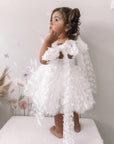 Alara Butterfly Shoulder Tie Dress