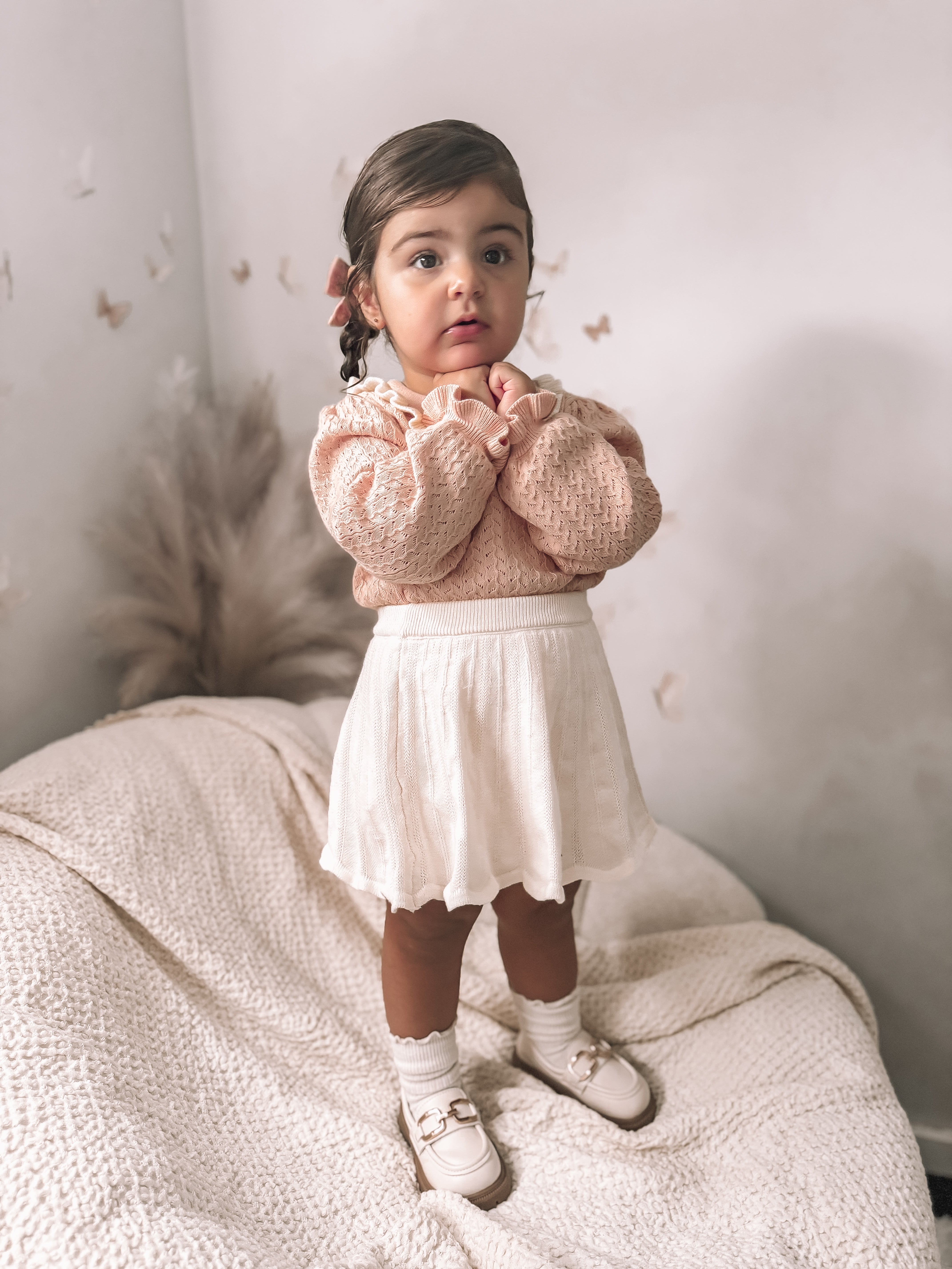 Knit Skirt with built in shorts