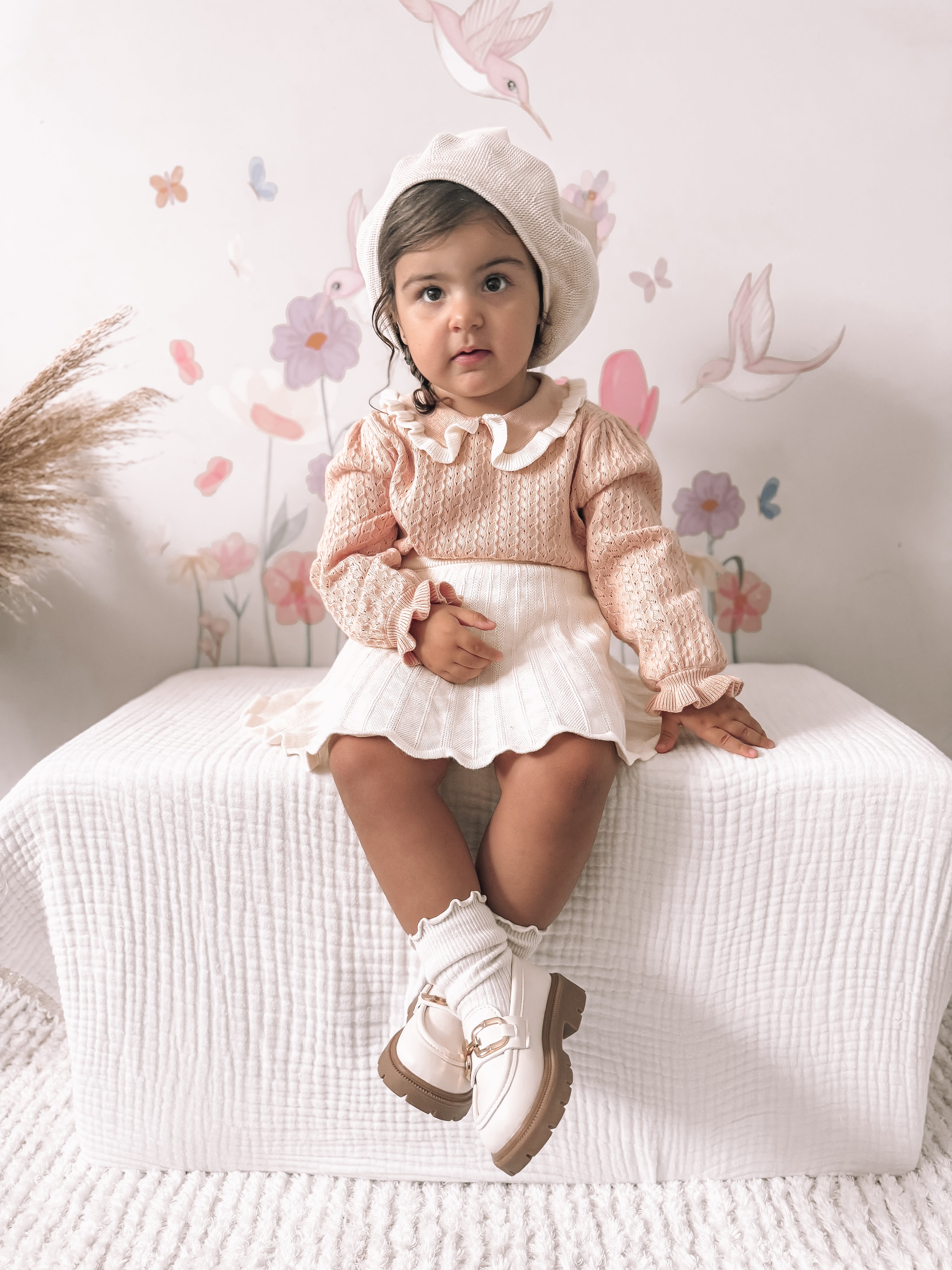 Knit Skirt with built in shorts