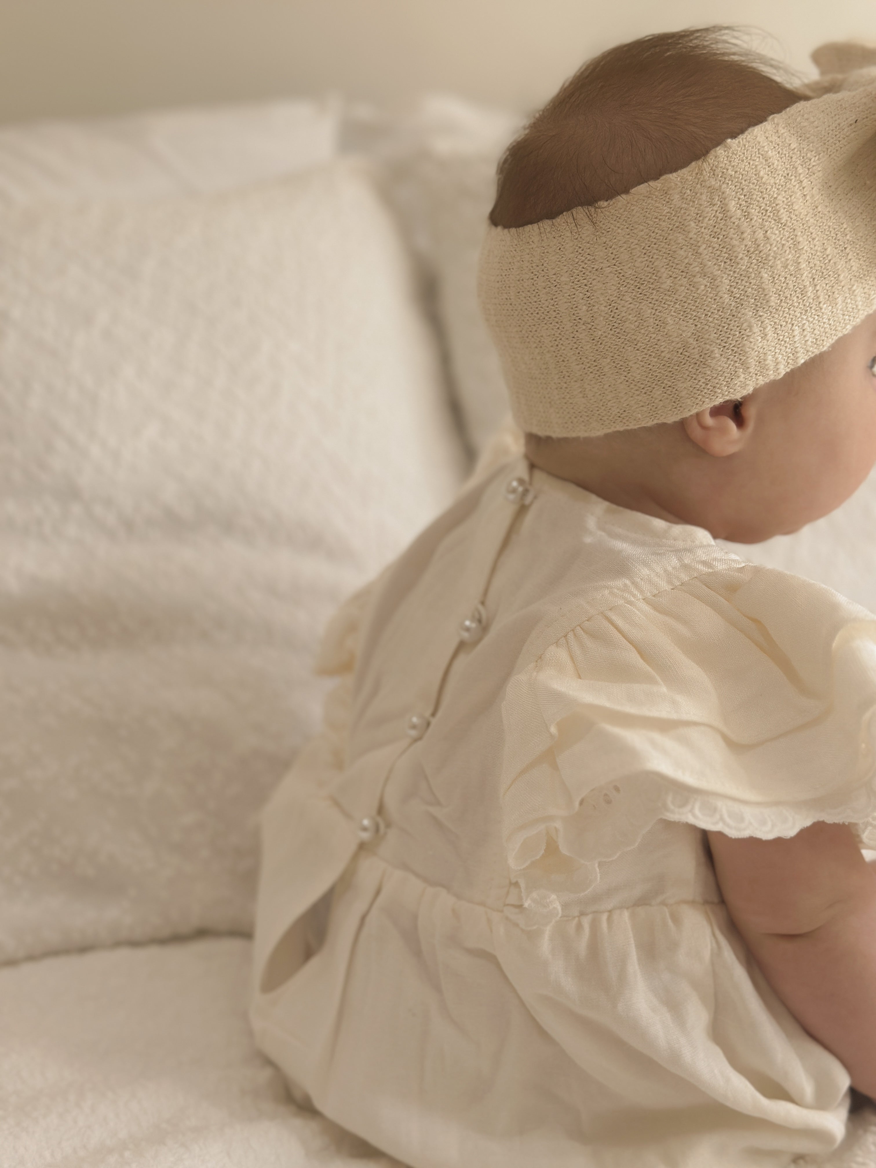 Mik & Me Exclusive Romper - 100% Linen/Organic Cotton (Shipped within 2 days)