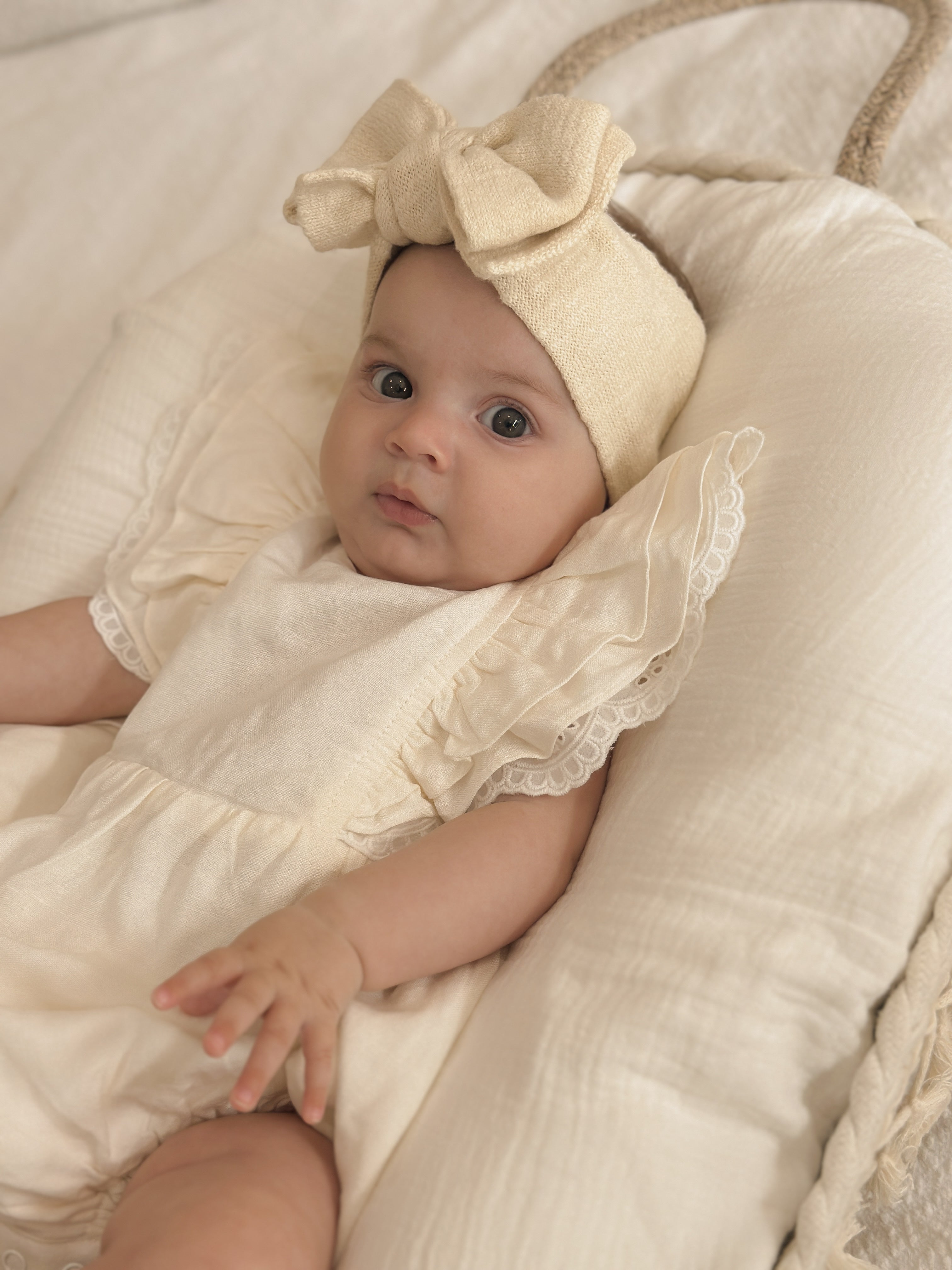 Mik & Me Exclusive Romper - 100% Linen/Organic Cotton (Shipped within 2 days)