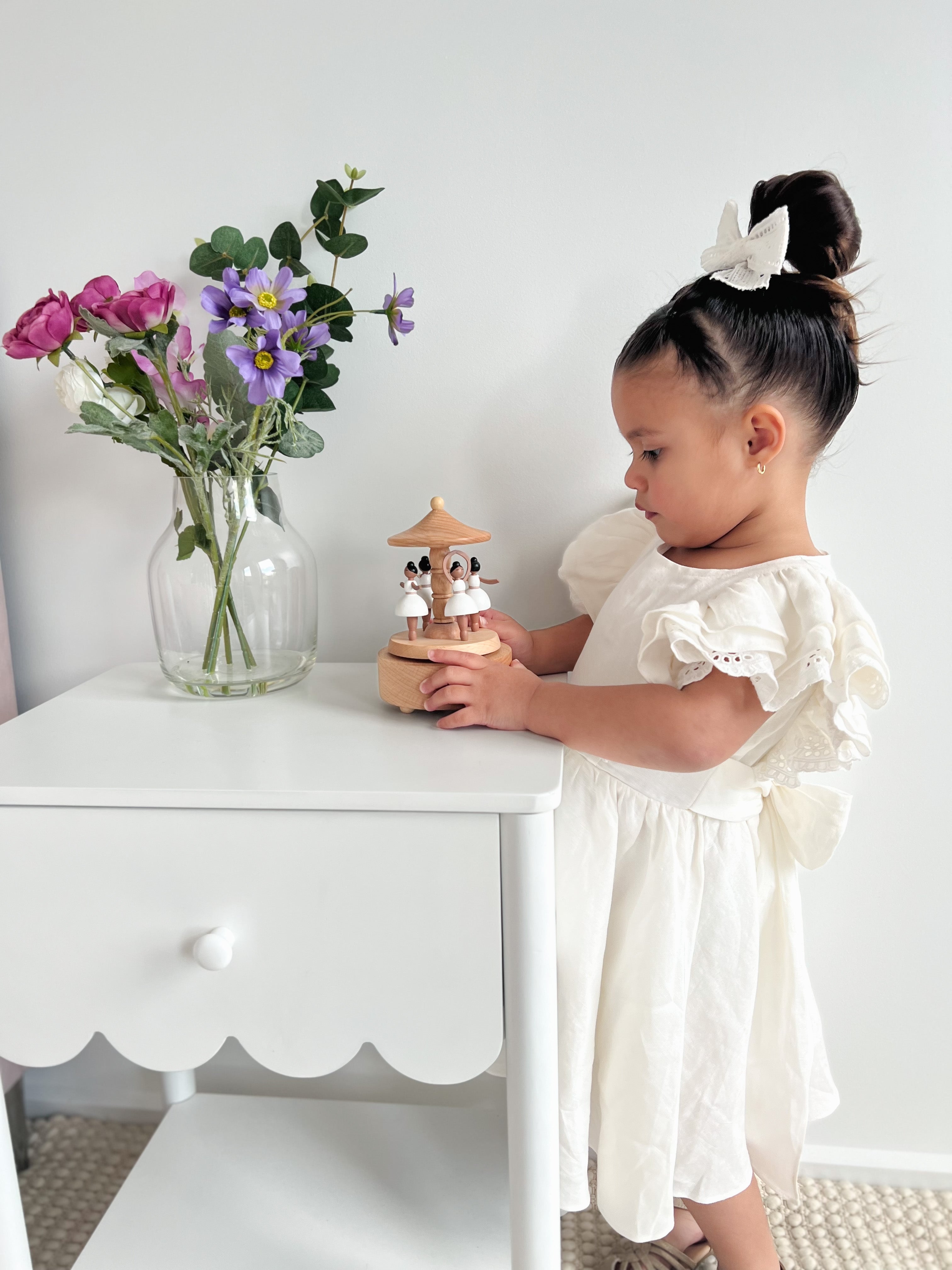 Mik & Me Exclusive Linen Dress (Perfect for flower girls)