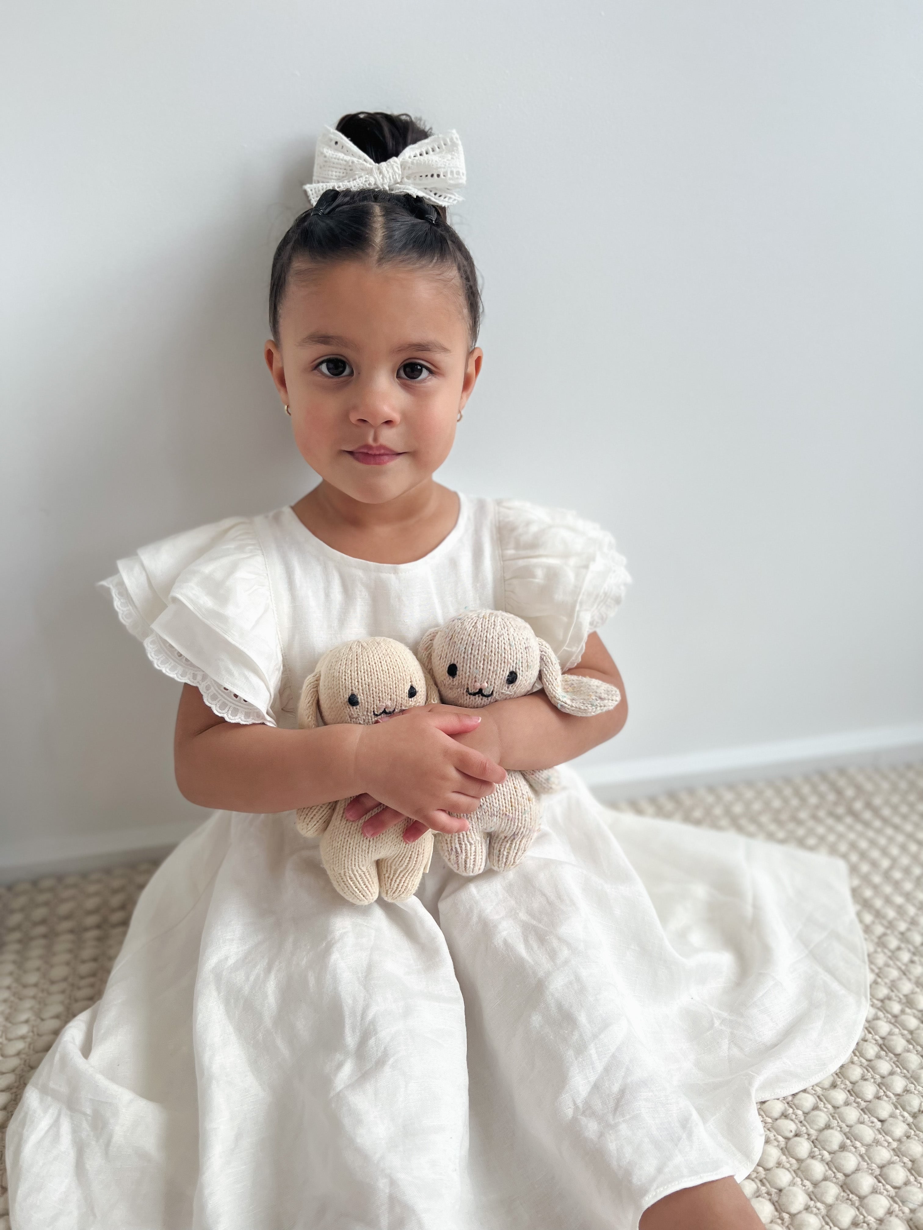 Mik & Me Exclusive Linen Dress (Perfect for flower girls)