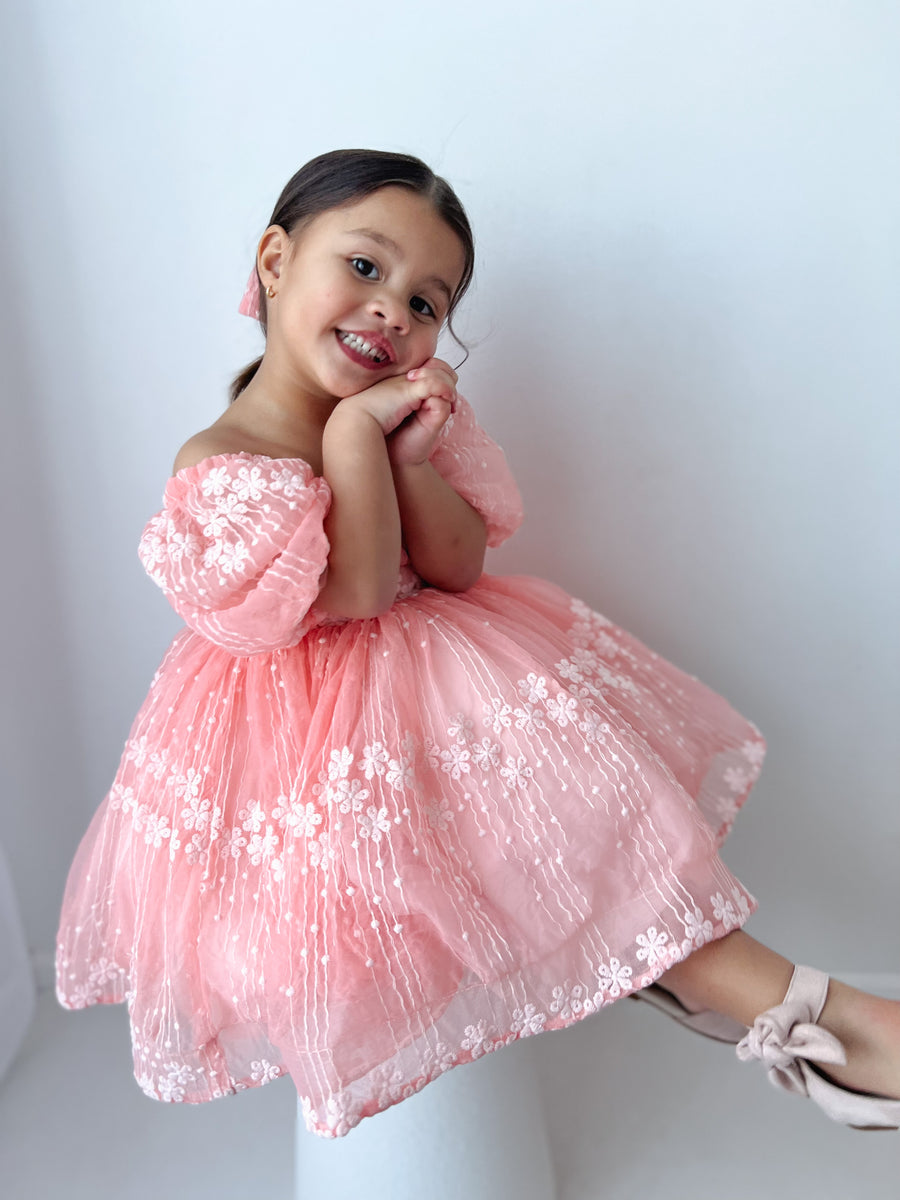 Enchanted Princess Dress & Hair Bow (Made to order)