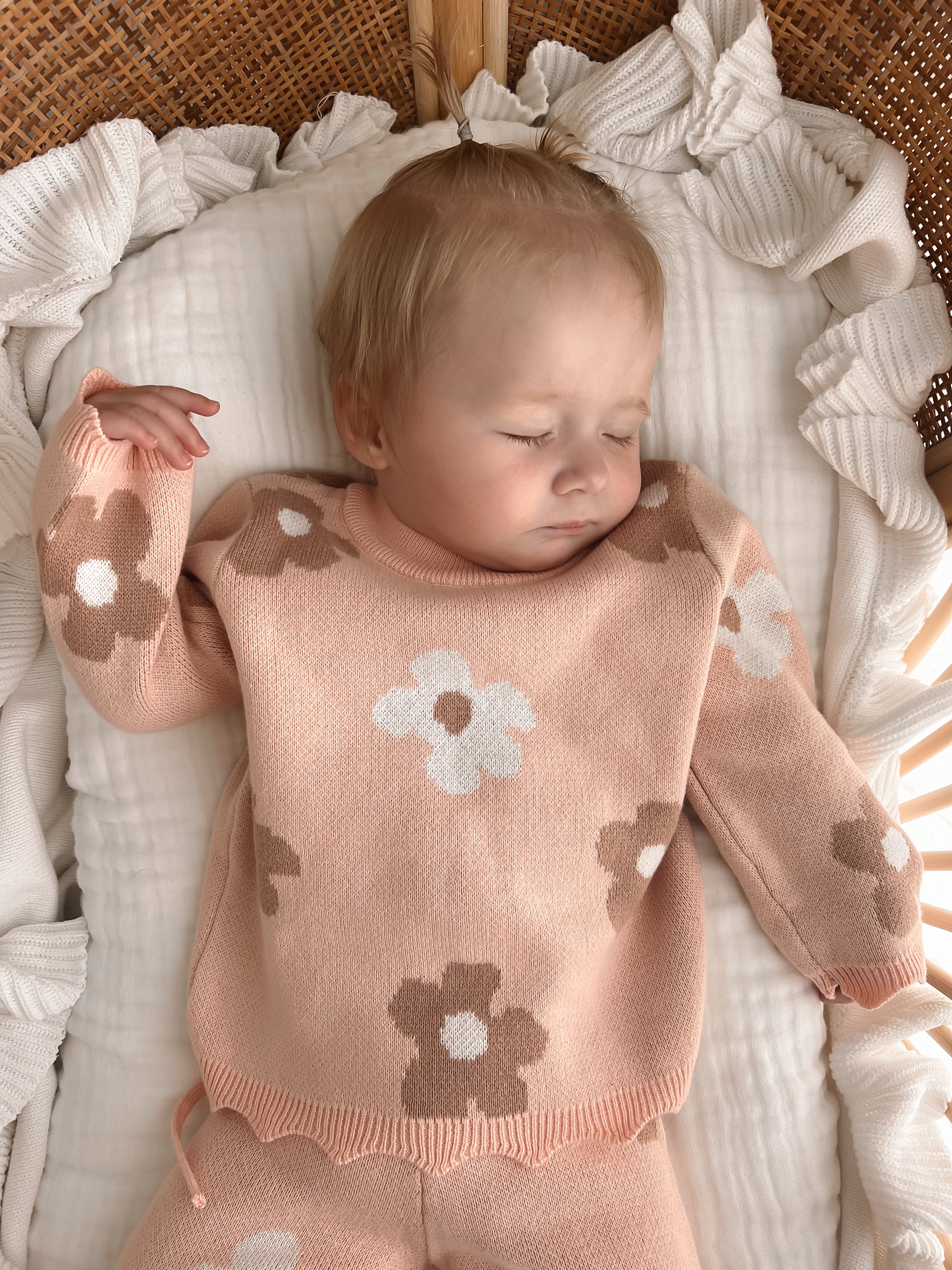 Floral Knit Top & Pants