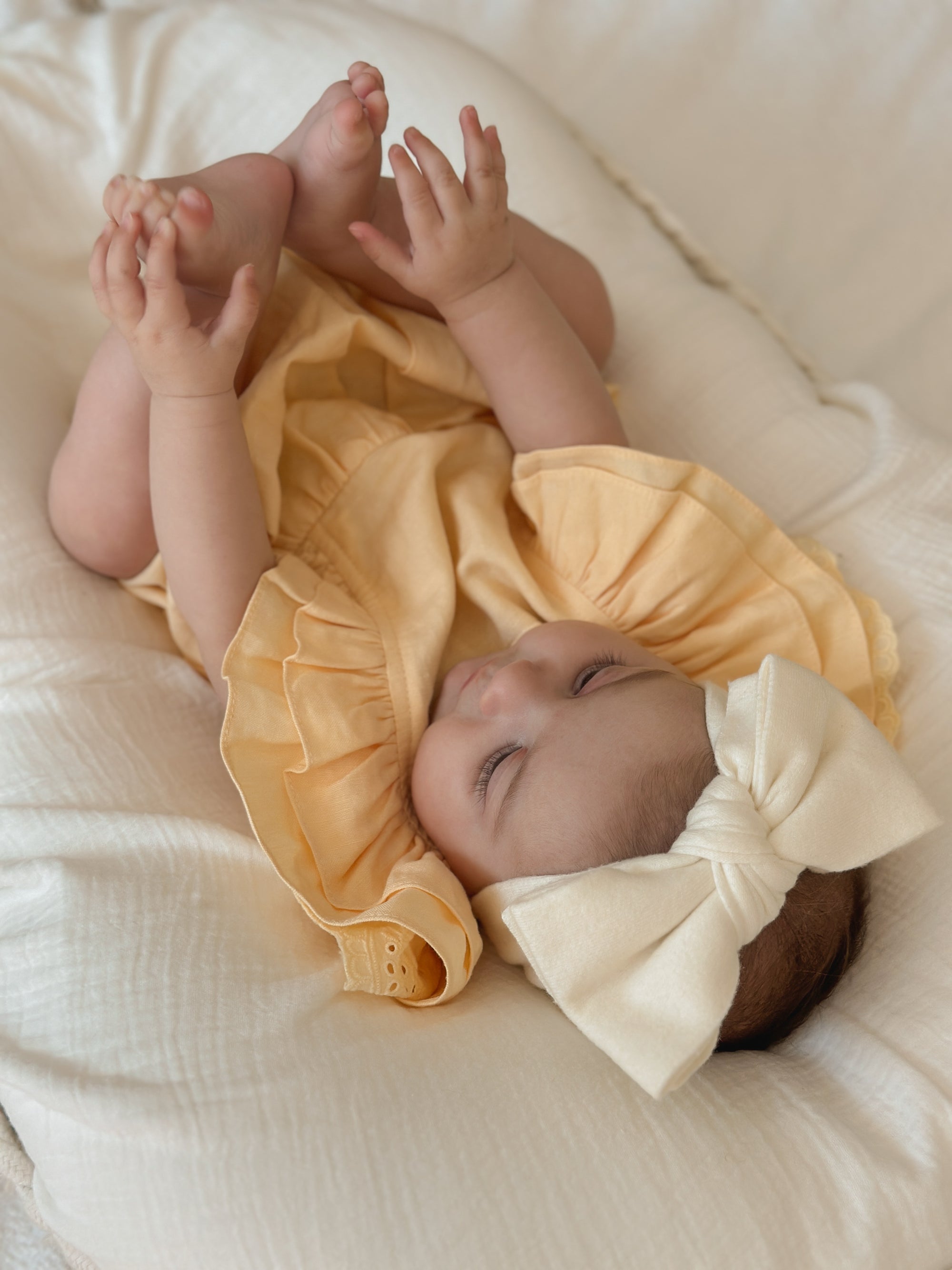 Mik &amp; Me Exclusive Romper - 100% Linen/Organic Cotton (Shipping only within Australia)